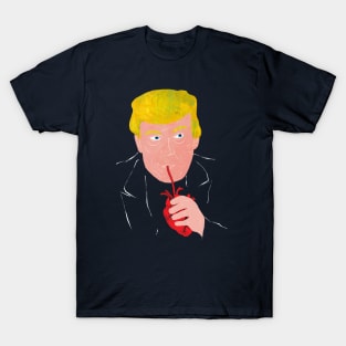 Donald Trump drinking blood T-Shirt